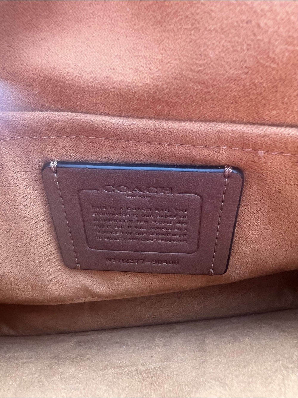 COACH KLARE CROSSBODY IN SIGNATURE SNAKE EMBOSSED WITH RIVETS 90400 - Picture 7 of 14
